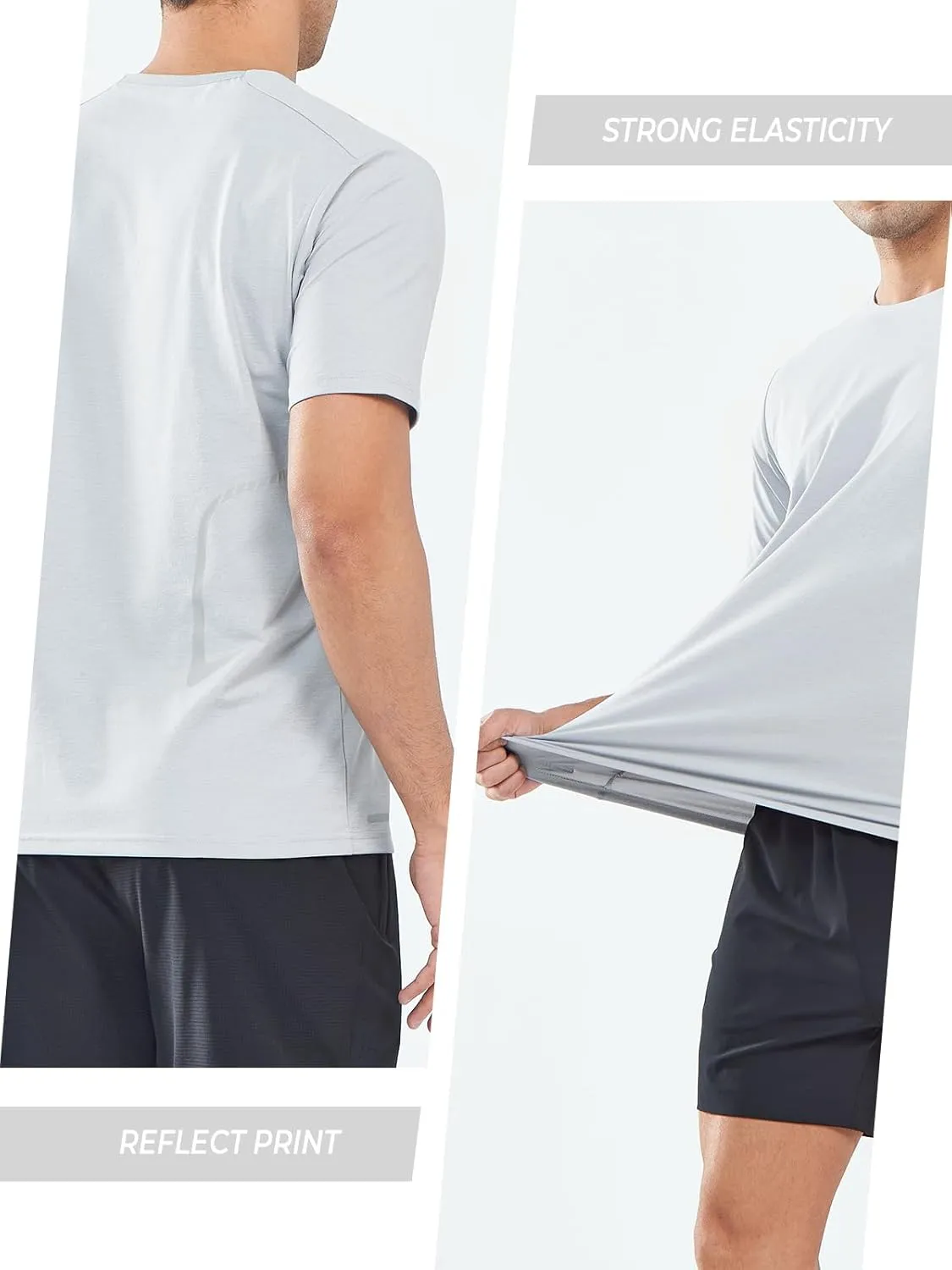 NORTHYARD Men's Workout Gym Shirts Quick Dry T-Shirts Running Athletic Short Sleeve Shirt for Men