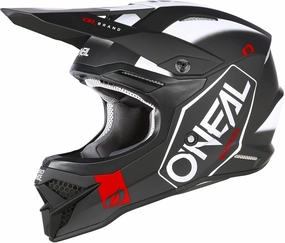 O'NEAL 3 SRS Helmet Hexx Black/White, LG