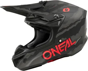 O'Neal 5 SRS Adult Helmet Wild Black/Gray