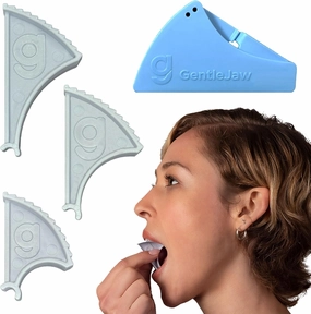 Pain Relief Device for ​Bruxism TMJ Headache Migraine Caused by Tight Jaw Muscles. Use it to Passively Stretch and ​R​elax Your Jaw Muscles. We Call it Yoga for The Jaw