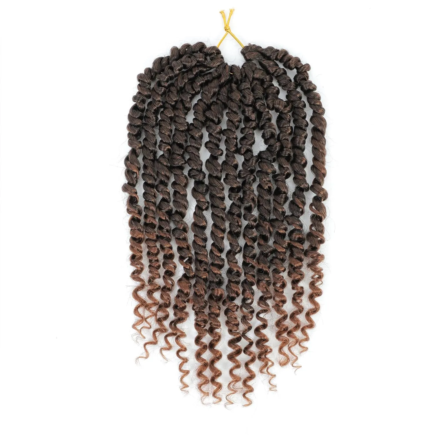 Passion Twist Hair 10 Inch 8 Packs, Pre Twisted Passion Twist Crochet Hair For Black Women, Pre Looped Passion Twist Curly Crochet Hair, Short Crochet Passion Twist Hair (10 Inch (Pack of 8), T30#)