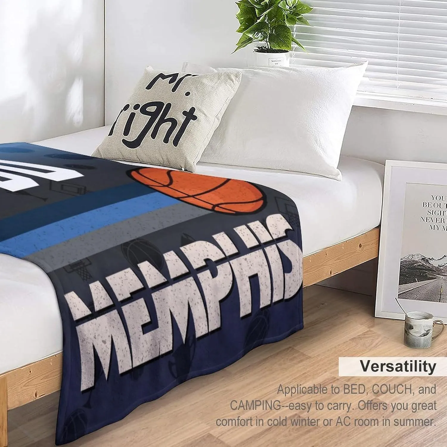Personalized Basketball Throw Blankets Add Name Numbers Flannel Blankets Basketball Fans Gifts 50" x 40",60" x 50",80" x 60"