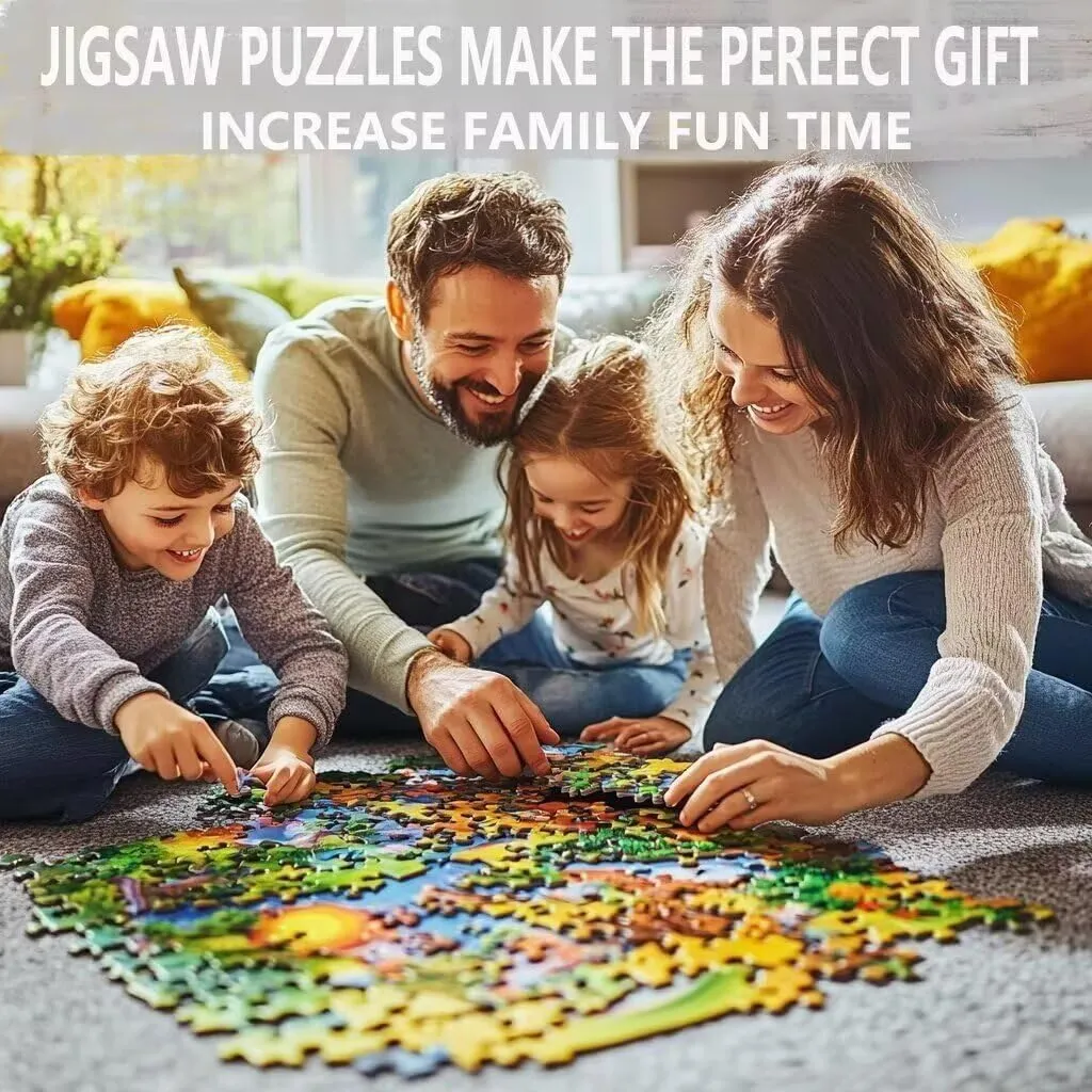 Piano Musical Different Instruments Notes 500 Piece Wood Puzzle for Adults Kids Jigsaw Puzzles Educational Challenge DIY Toy Home Decoration