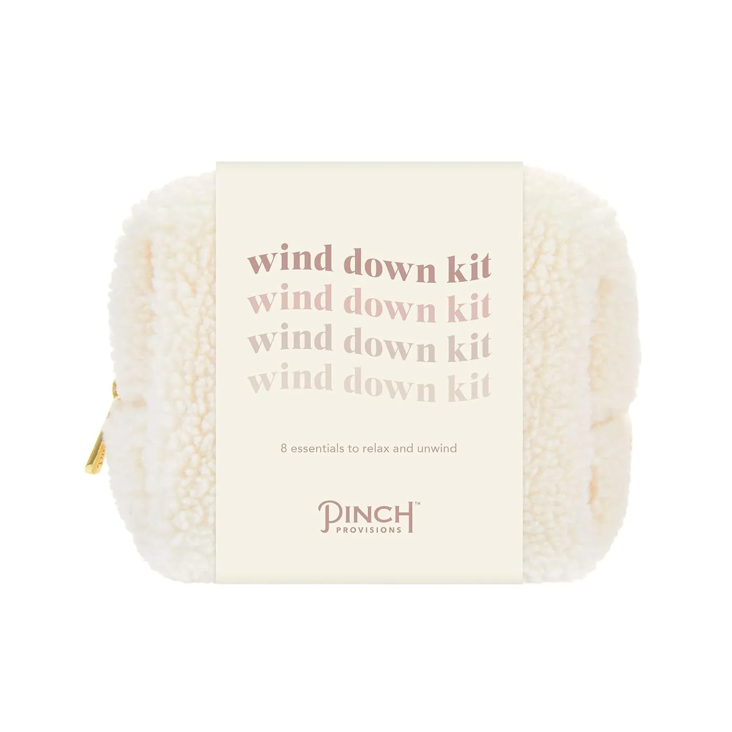 Pinch Provisions Wind Down Kit, Includes 8 Luxury Self Care and Spa Beauty Essentials, Perfect for Birthday Present, Self-Care Nights, Bachelorette, Christmas or Slumber Party Gift