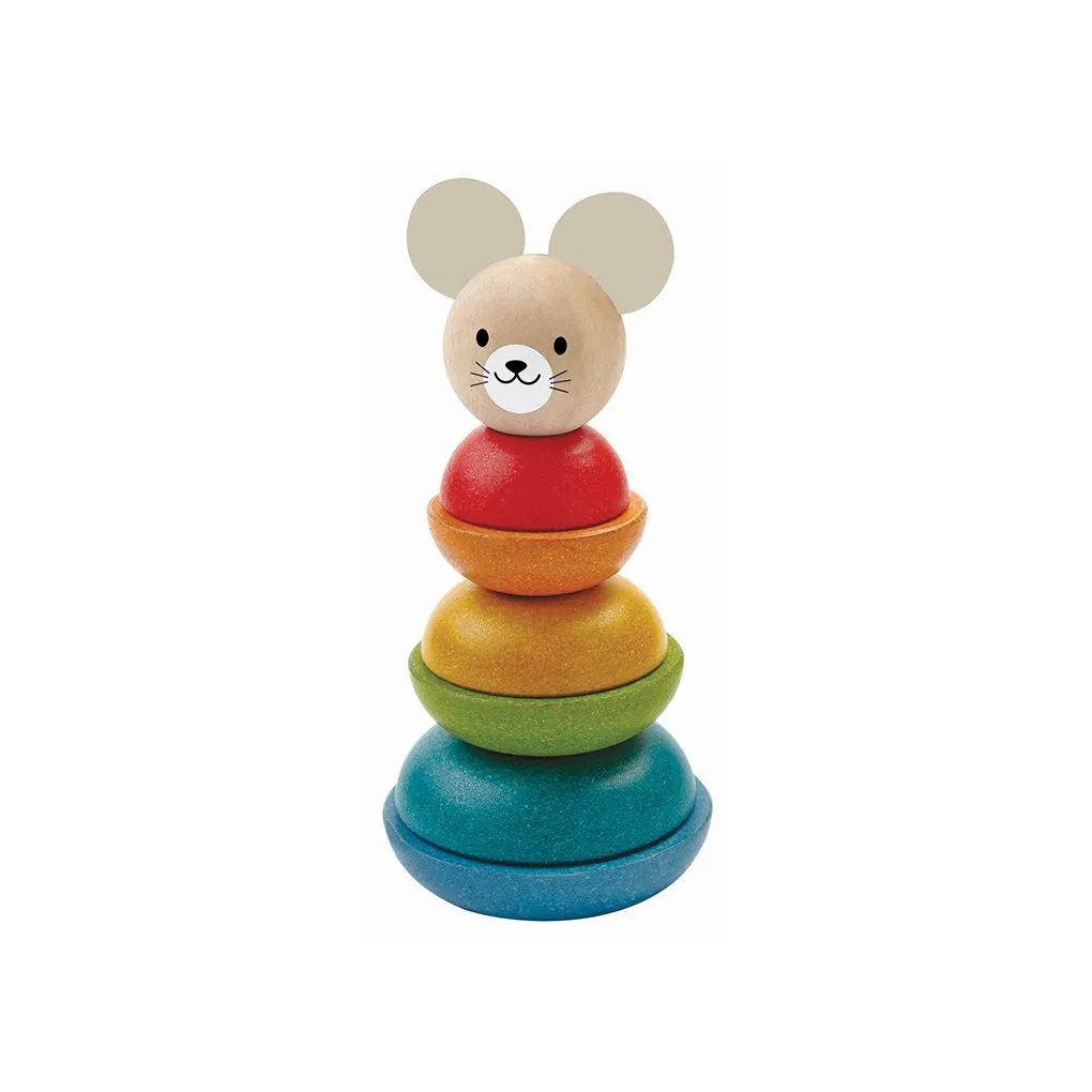 Plan Toys Stacking Ring - Mouse