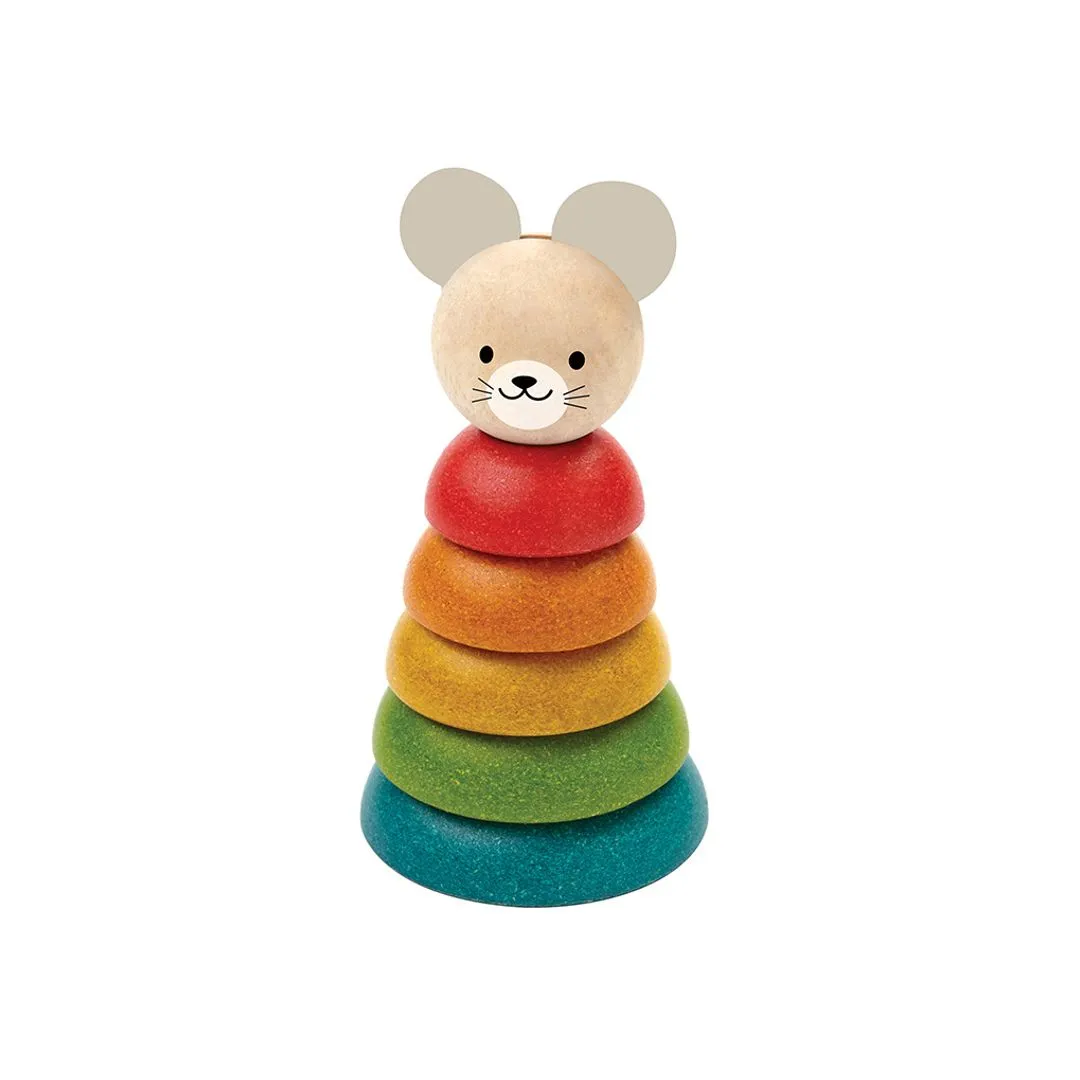 Plan Toys Stacking Ring - Mouse