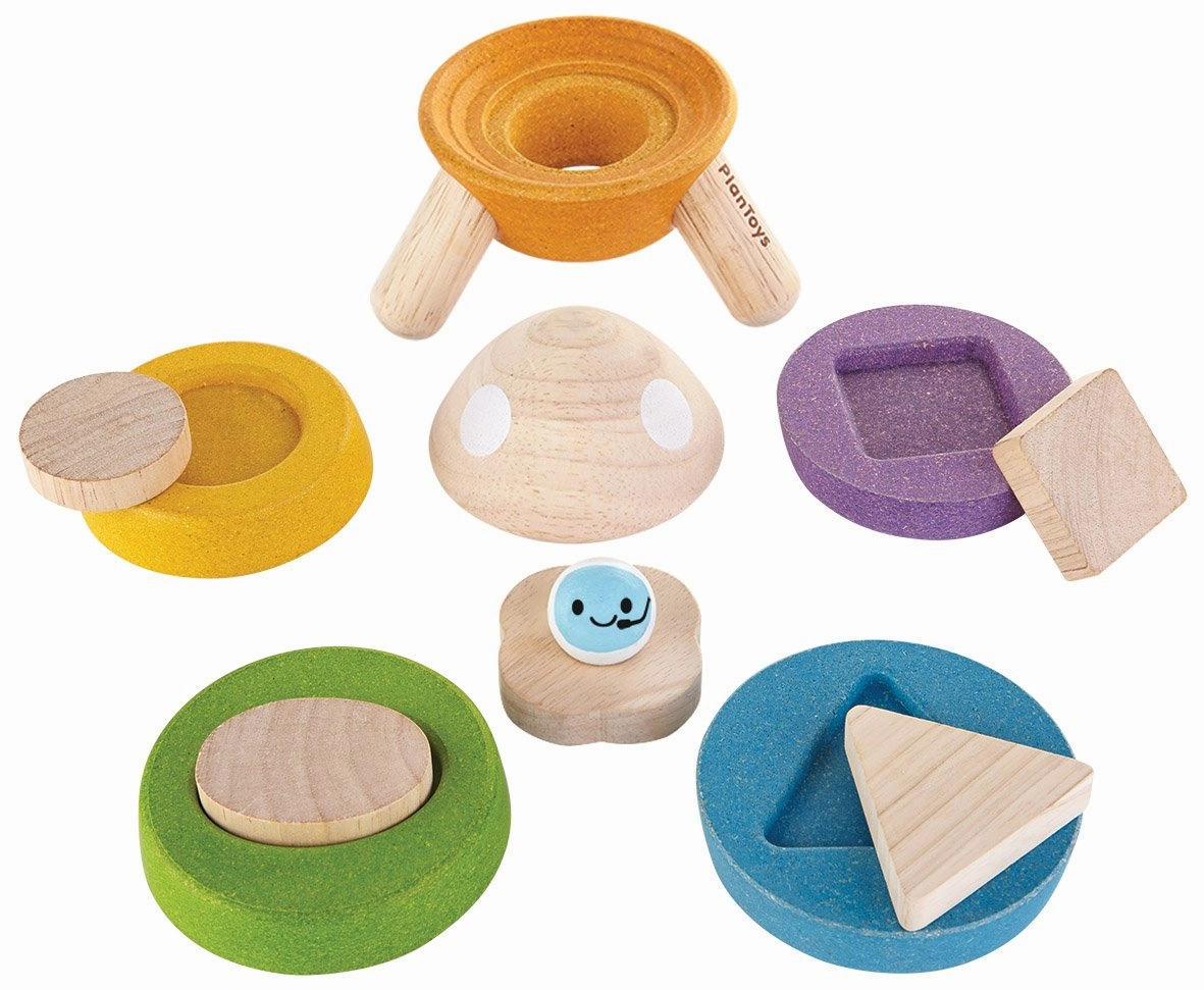 Plan Toys - Stacking Rocket