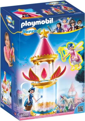 Playmobil Super 4 Musical Flower Tower with Twinkle Building Kit