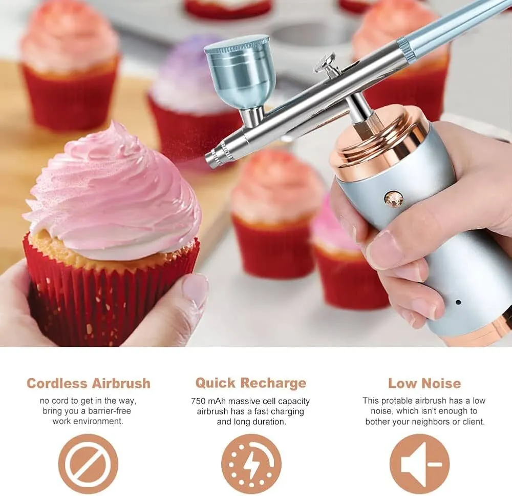 Portable Cake Decorating Airbrush Kit