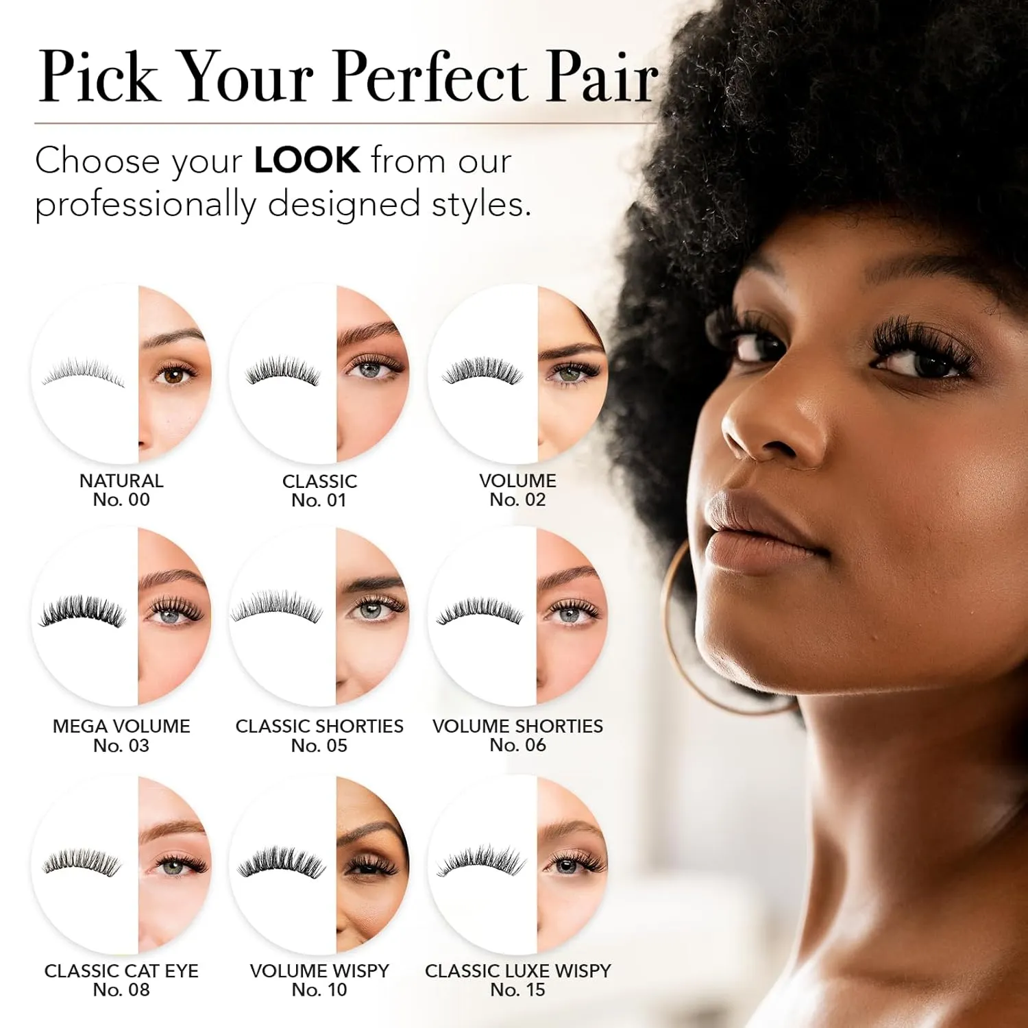 Pro Lash ProWear Starter Lash Clusters Kit - Easiest to Apply Lashes - 10-Day Cluster Eyelash Extensions - 3 Sets of False Eyelashes Plus Adhesive, Remover, Tweezers - Volume No. 02 - Black