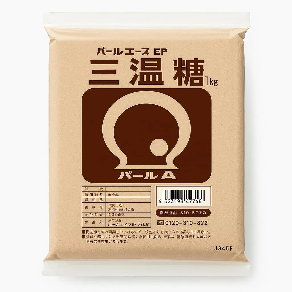 [Product of Japan] – Artisan Sanonto, Japanese Light Brown Sugar – Triple-Cooked for Rich, Refined Flavor – Perfect for Traditional Cuisine, Fine Baking & Desserts – 三温糖 – 1KG (35.2 oz)