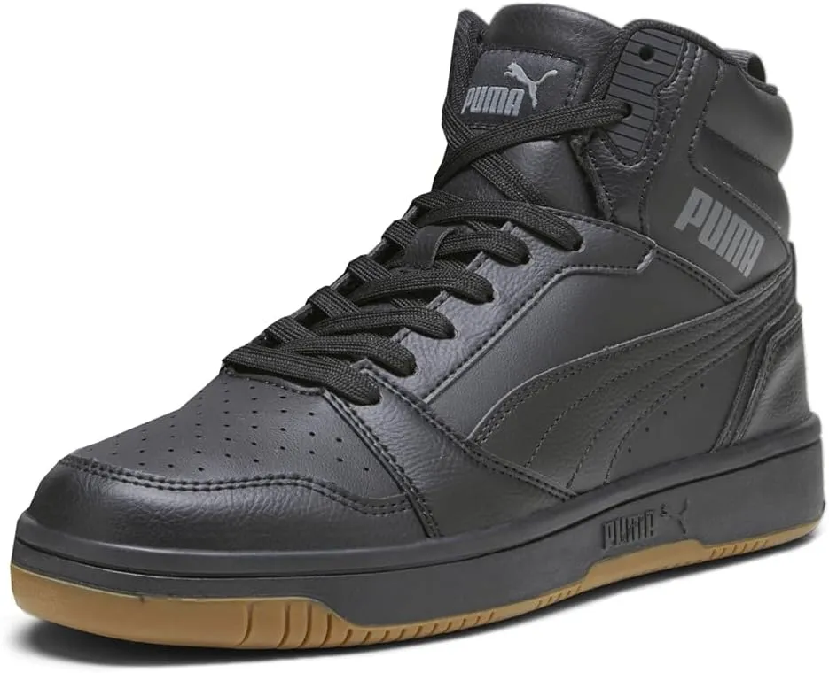 Puma Mens Rebound V6 Basketball Sneakers Shoes - Black