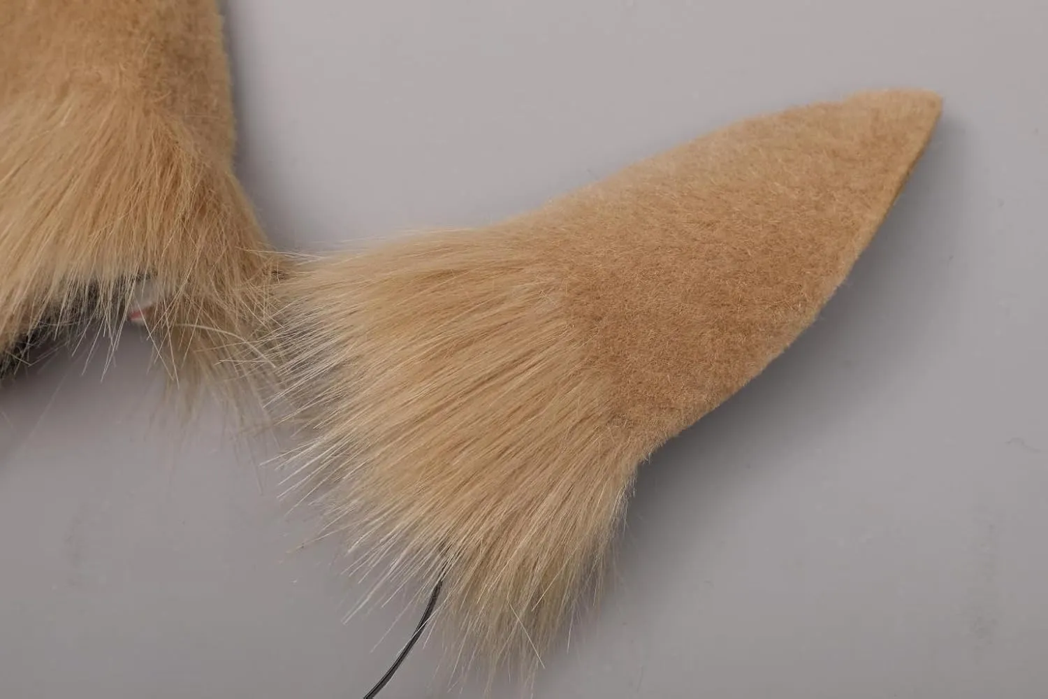 QinRuan Women's Bunny Ears Headwear Faux Fur Rabbit Ears Headbands and Tail Cosplay Party Coustume Set