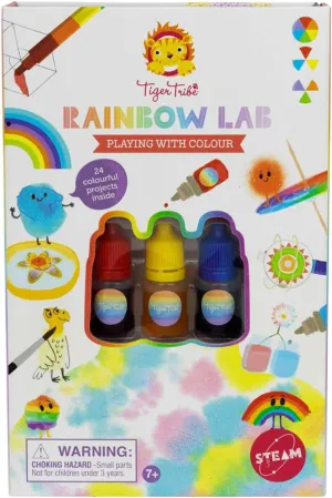 Rainbow Lab – Take Along Art and Science Kit - Learn About Color - Magnetic Storage Case - Ages 7  - 60635