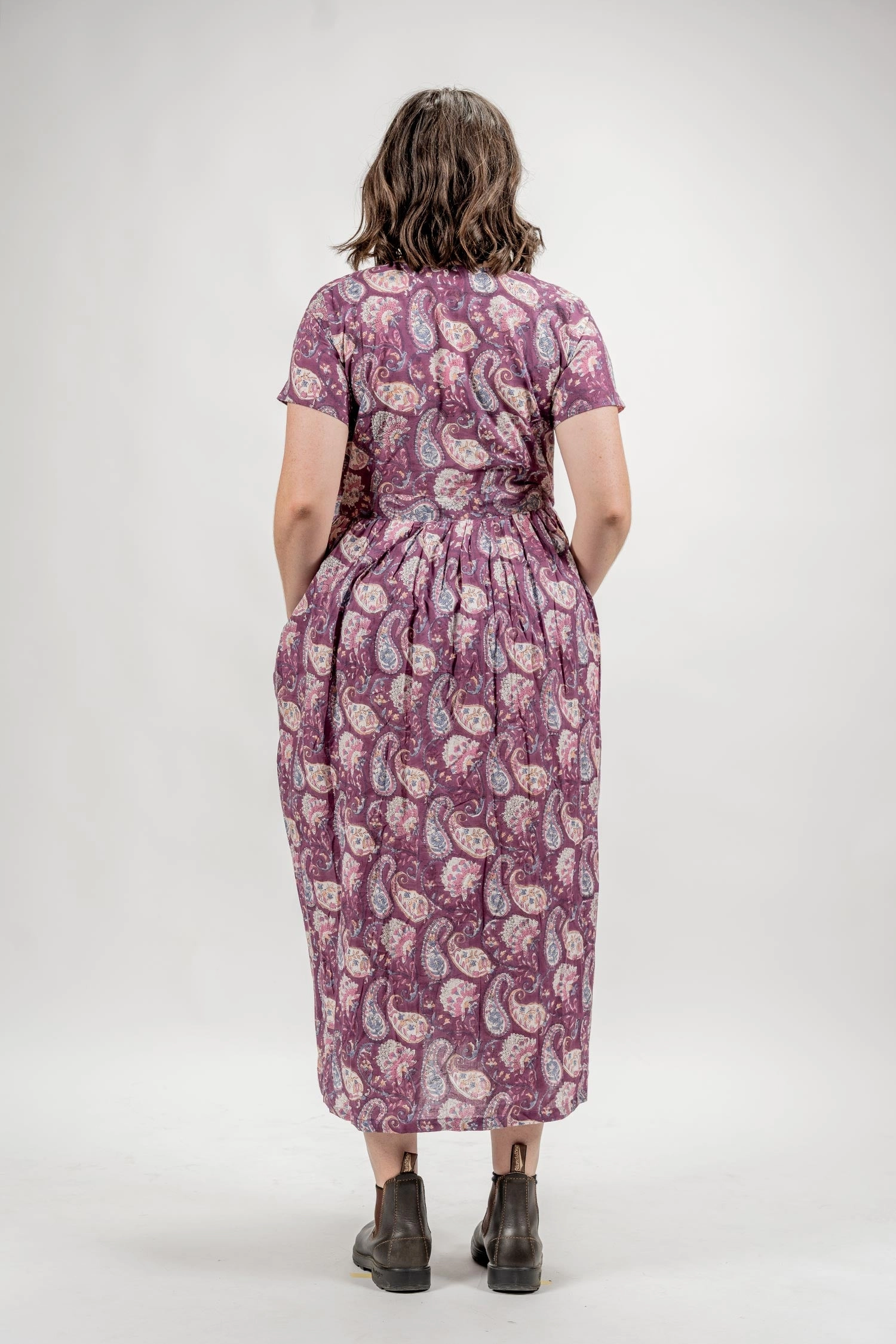 RAP DRESS - BURGUNDY