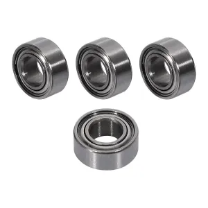 RC Accessory Compatible with JLB for Racing for Cheetah 1/10 Brushless RC Car Parts Accessories 4 Pcs Ball Bearing(5X10X4MM) BE002
