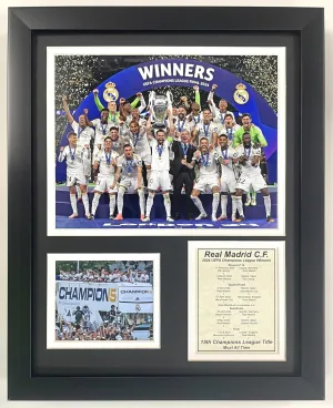 Real Madrid CF | UEFA Champions League Collection | 12"x15" Framed Photo Collage (2023-2024)