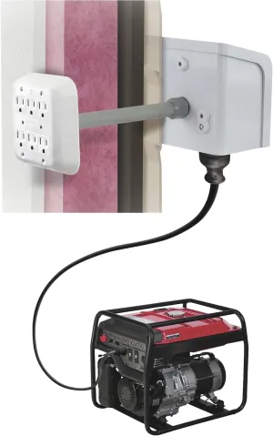 Reliance Controls Corporation WKPBN30 Portable Generator Through-The-Wall PWR Transfer Kit, No Size, EMW3790037