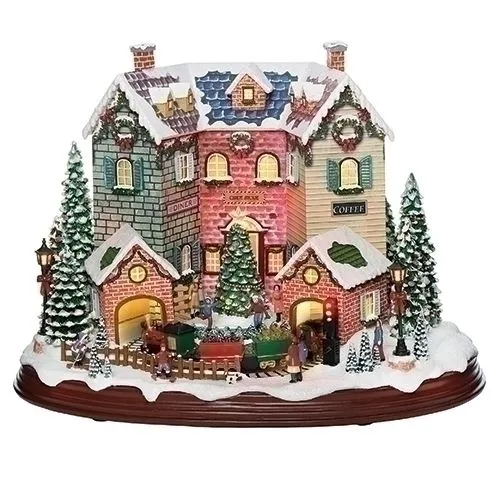 RO0963-Village : 10.75 in H