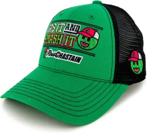 Ross Chastain 2025 Melon Man Gas It and Smash It Mesh Hat Green/Black