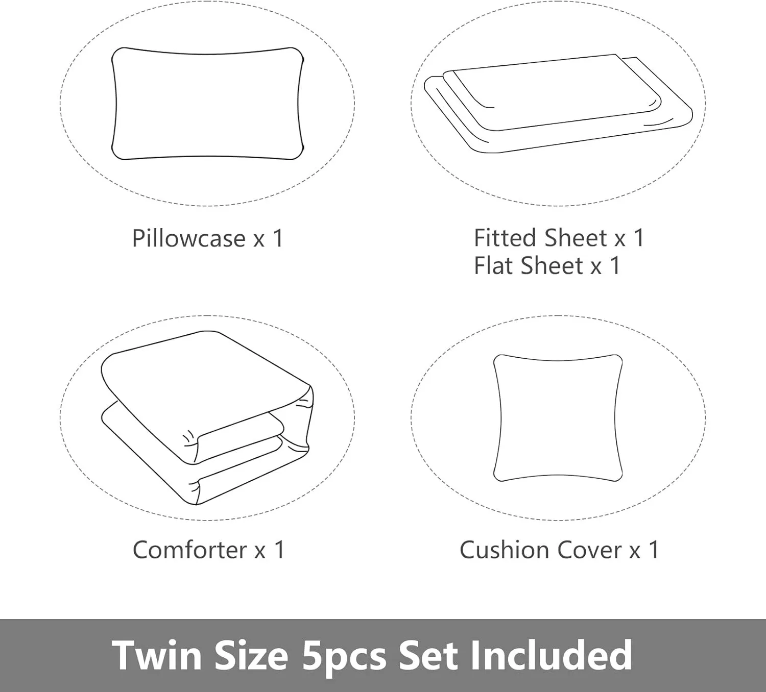 ROWADALO 5 Pieces Bed in A Bag Gamer Bedding Set for Boys Kids Adult Gaming Comforters Set,Boys Bed in A Bag Set Twin Size Comforter with Fitted Sheet Flat Sheet Pillowcase pillowsham,DJTH5026Twin