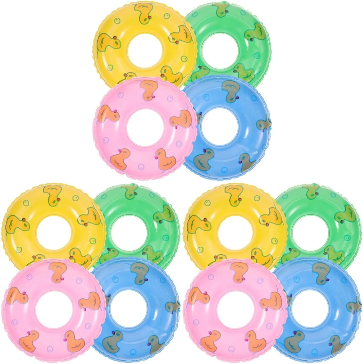 SAFIGLE 45 Pcs Mini Swim Rings Photo Props：Pool Float Toys for Dollhouse Decor, Photo Props, DIY Mini House Accessories - House Ornaments pp Swim Ring Plaything for Baby Children