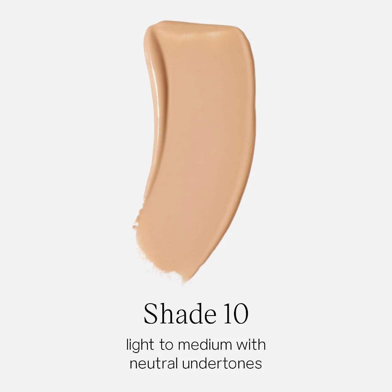 Saie Glowy Super Skin Tint Liquid Foundation - Hydrating Serum Foundation with Lightweight, Medium Coverage - Formulated with Hyaluronic Acid to Hydrate, Brighten and Plump - Shade 10 (1.01 oz)