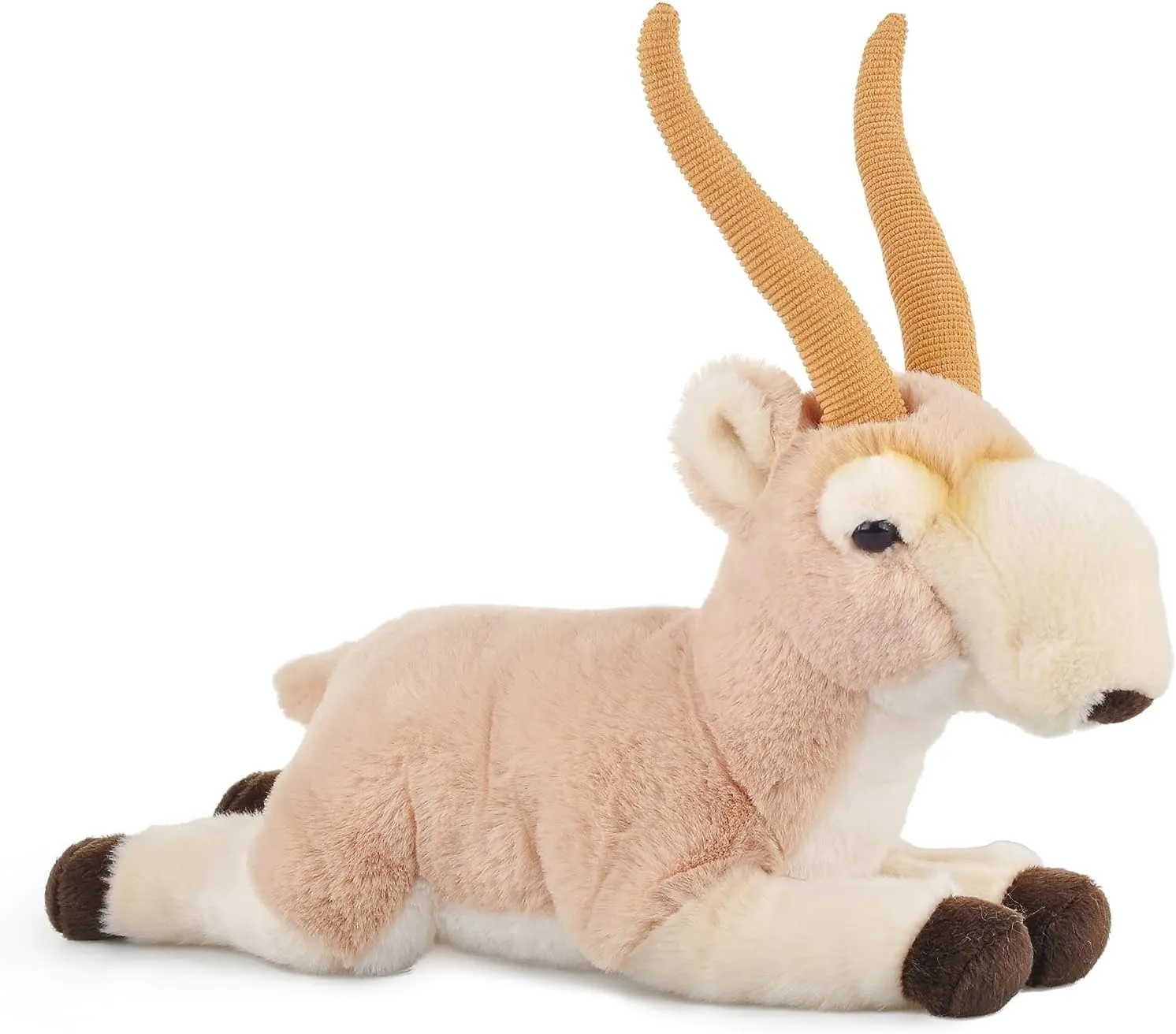 Saiga Antelope Stuffed Animals Soft Plush Toy Kids Cuddly Fluffy Plushie Doll for Girls Boys Babies Toddlers Girlfriends(10.5 inch)