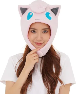 SAZAC Kigurumi Hat - Pokemon - Jigglypuff - Cozy Costume Beanie Cap - Adult Size