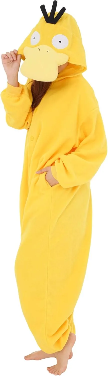 SAZAC Psyduck Pokemon Kigurumi - Onesie Jumpsuit Halloween Costume