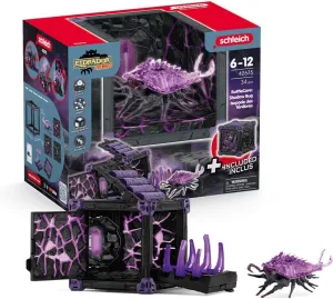Schleich Eldrador Creatures - 34 PC Shadow Battle Cave with Bug Toy Playset - Insect Figurine for Boys and Girls with Expandable Fortress - Interactive, Imaginative Play for Kids Ages 7  | 42675
