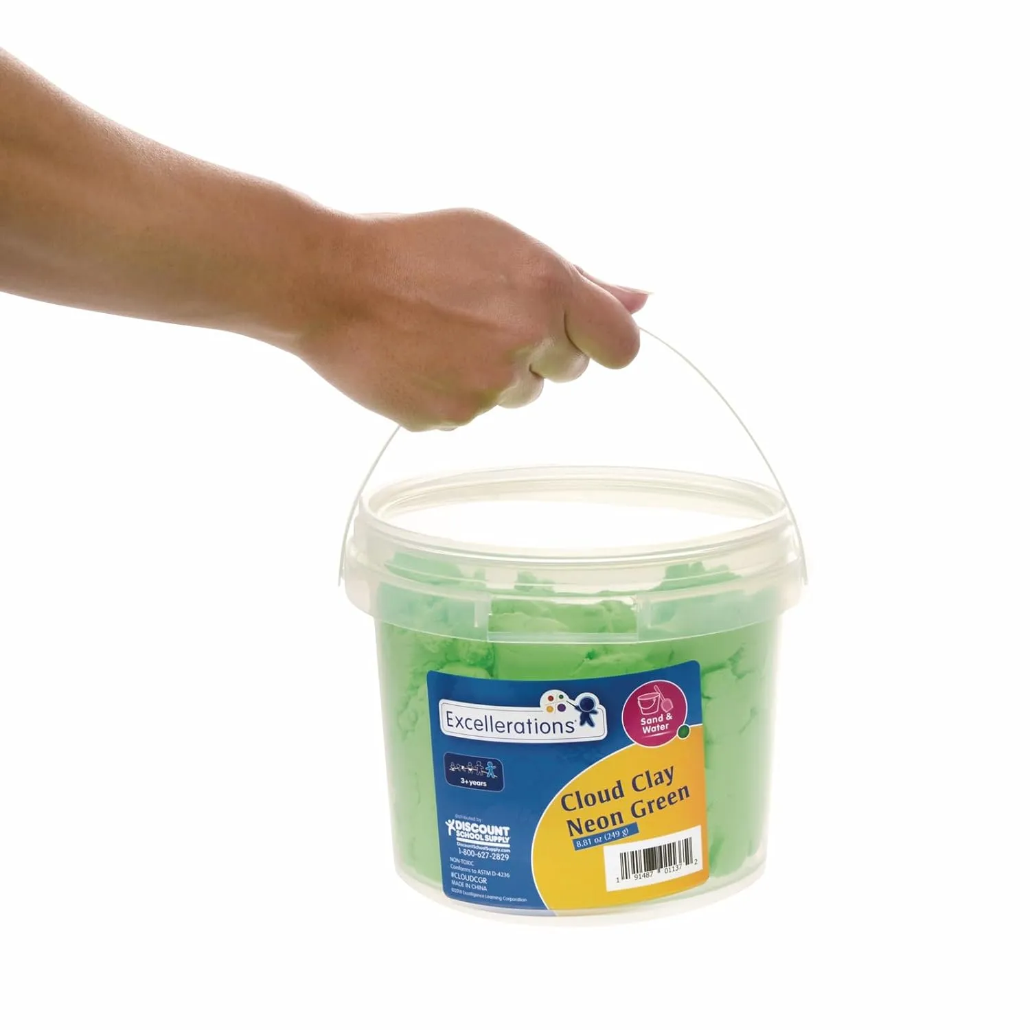 Sensory Cloud Clay 8.8oz Tub, Neon Purple, Social Emotional Learning and Calm Down Tool