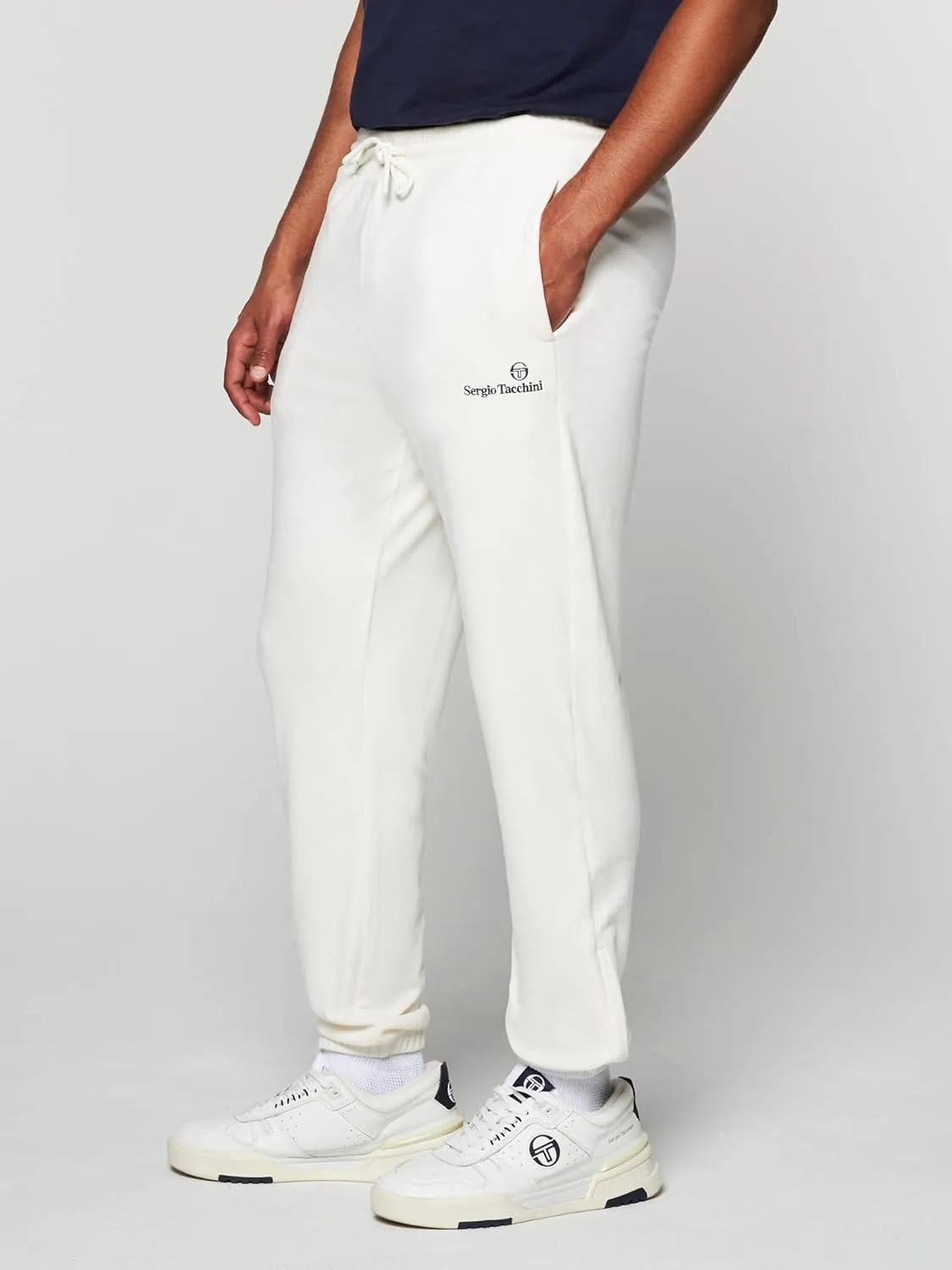 Sergio Tacchini Scopeto Velour Pant- Poinciana/Gardenia