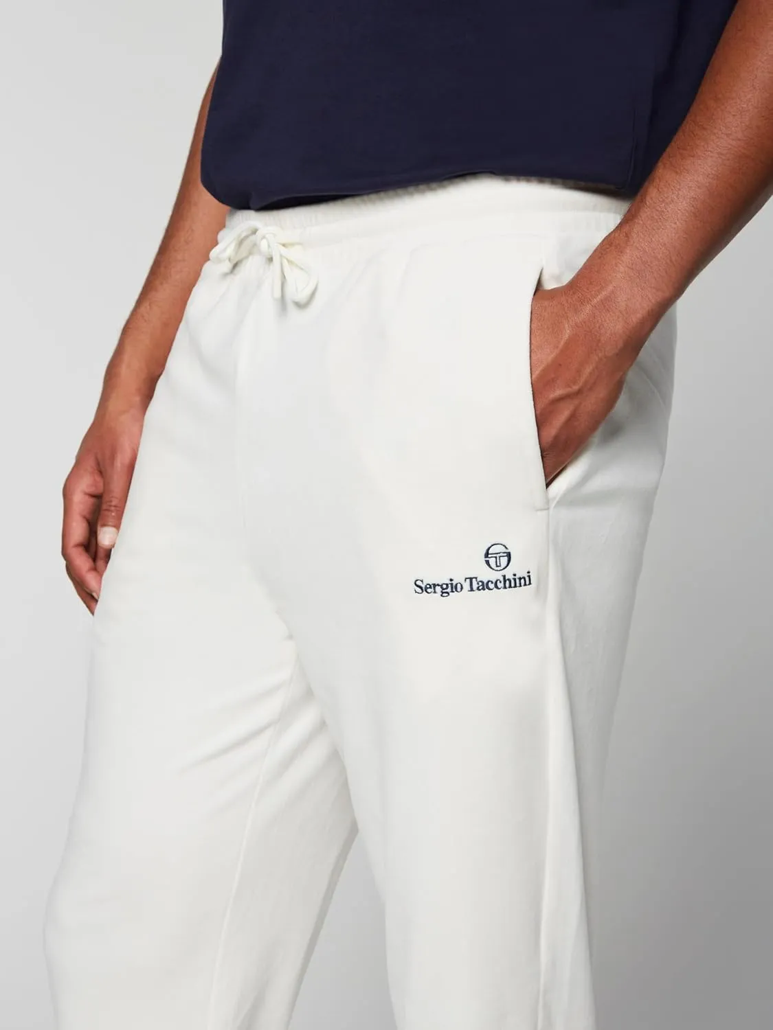 Sergio Tacchini Scopeto Velour Pant- Poinciana/Gardenia
