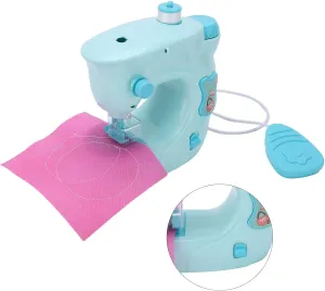 Sewing Machine Toy, Kids Mini Sewing Machine Toy Kit Portable Children Electric Simulation Sewing Machine Other Children's Outdoor Toys for Over 3 Years Old