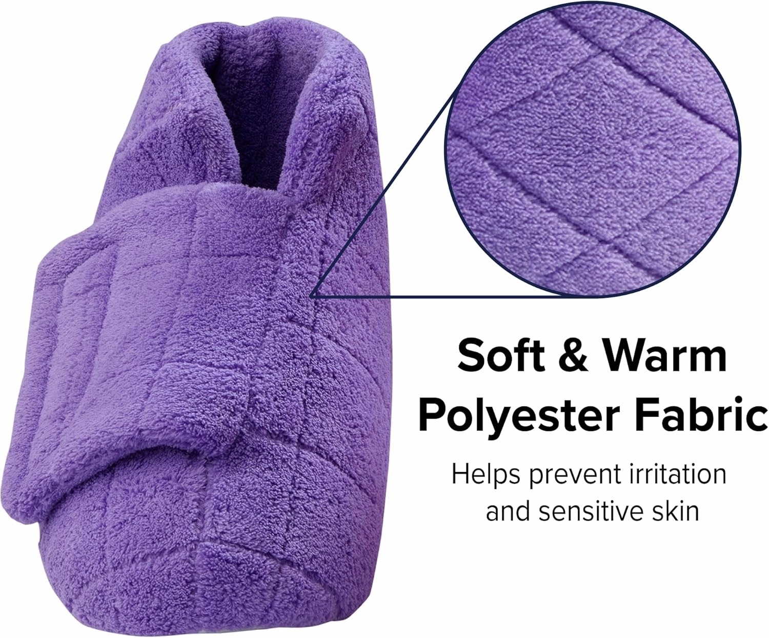 Silverts Diabetic Bootie Slippers for Women - Extra Wide Footwear for Seniors with Swollen Feet