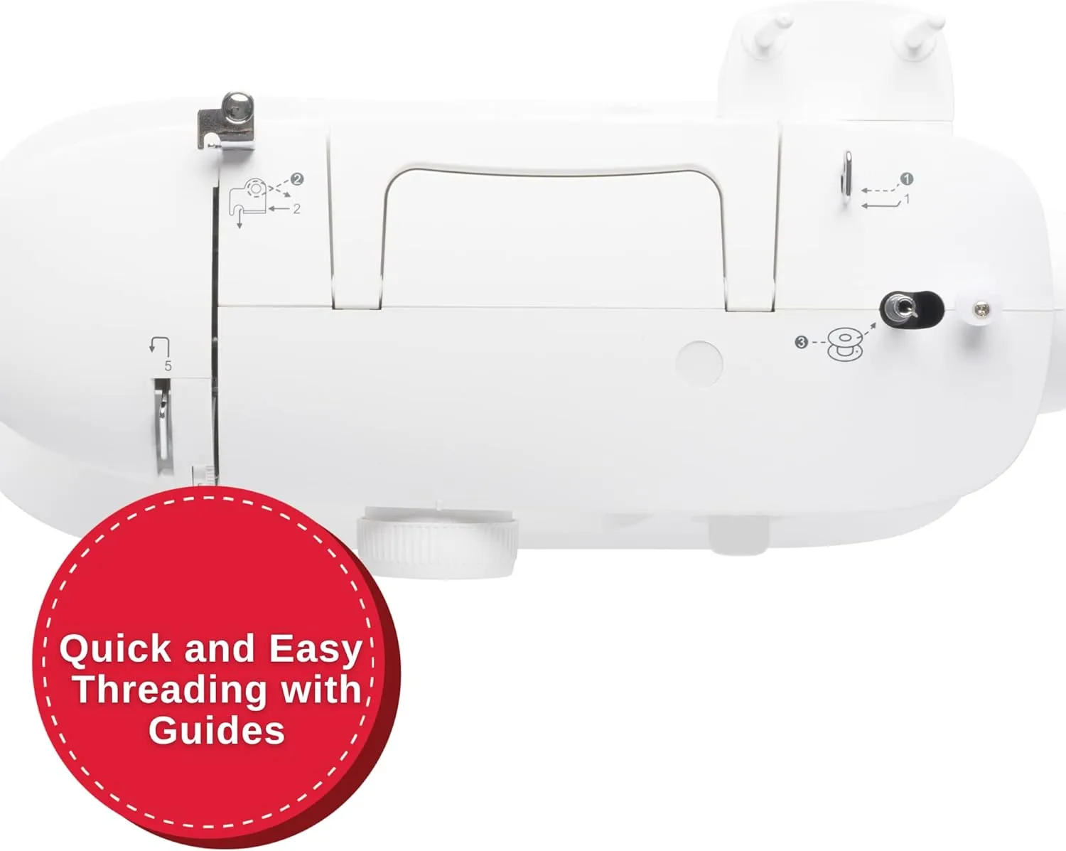 SINGER M1500 Lightweight & Portable Sewing Machine with Accessory Kit | 57 Stitch Applications, LED Light & 4-step Buttonhole | Great for Quilting, Crafts & Mending