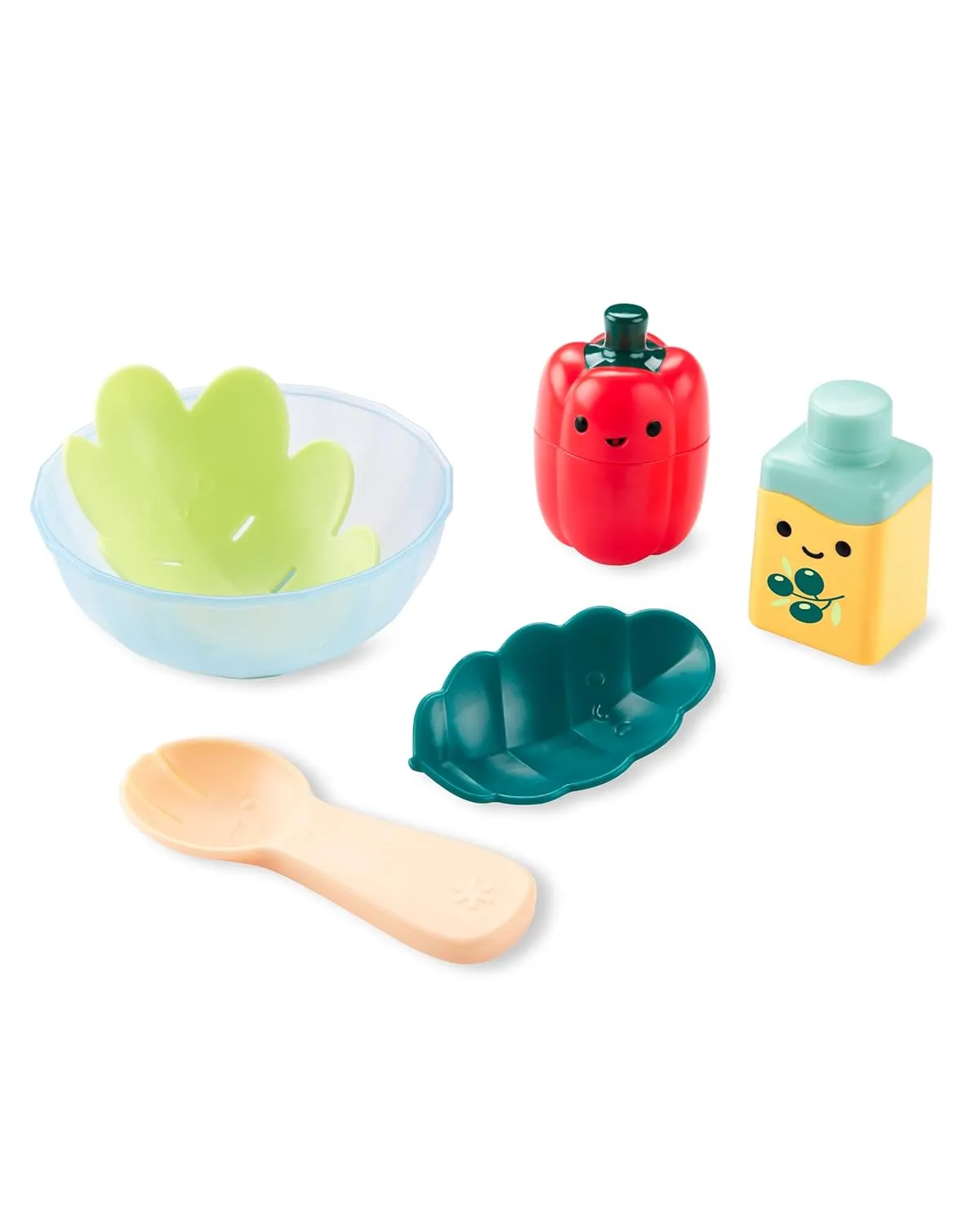 Skip Hop Baby Bath Toy Tub-to-Table Café Prep & Serve Salad Set Bathtub Sensory Development Toy Age 12m 