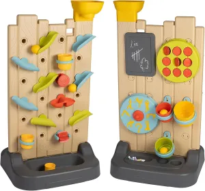 Smoby: Activity Wall - 32" High Water & Ball Play Center, 2-Sided, 6 Activities, 29 Accessories, Rearrange & Customize Setup, Kids & Toddlers Ages 2 