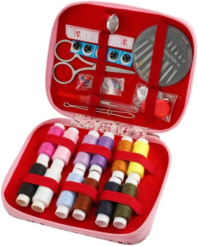 Smooth PU Printed Hand Sewn Needle Bag Storage Box Sewing Needle Box Needle Bag Portable Set