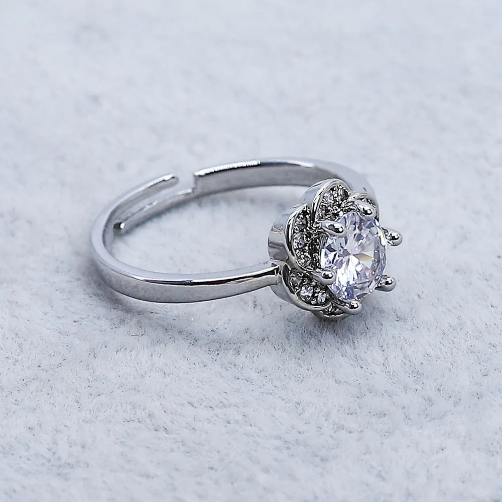 Soiree Zircon Ring  (10900)  - Fluffy