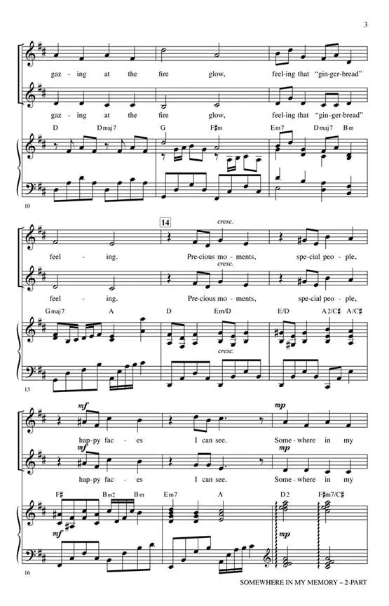 Somewhere in My Memory 2-Part
