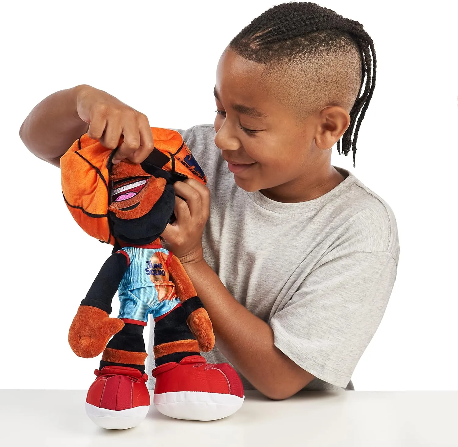 Space Jam: A New Legacy - Transforming Plush - 12" LeBron James into a Soft Plush Basketball - Exclusive