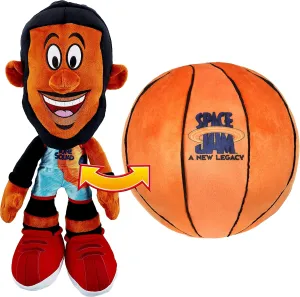 Space Jam: A New Legacy - Transforming Plush - 12" LeBron James into a Soft Plush Basketball - Exclusive