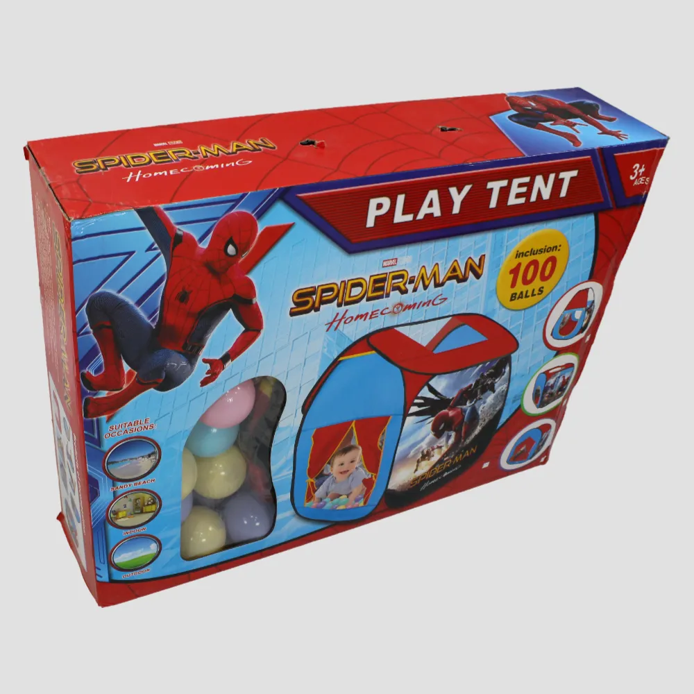 Spiderman Boys' Play Tent with 100 Balls – Fun & Interactive Playtime!