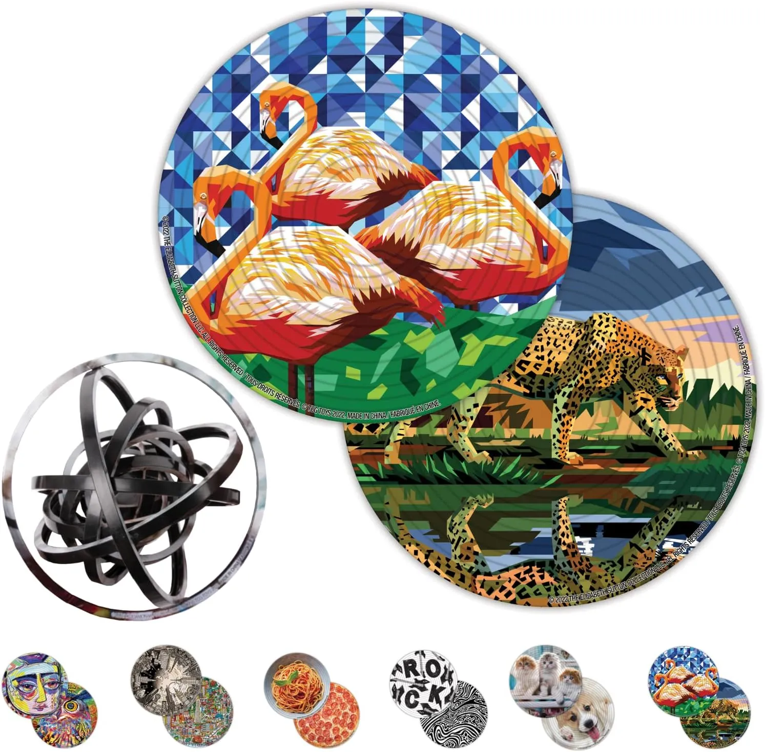 Spin Flip Puzzle - Elizabeth Sutton - Spin it, Flip it, Solve it! for Those who Love Brain teasers! Adult Fidget Toy. Great Gift for Mom, Dad, Teens, Men and Women