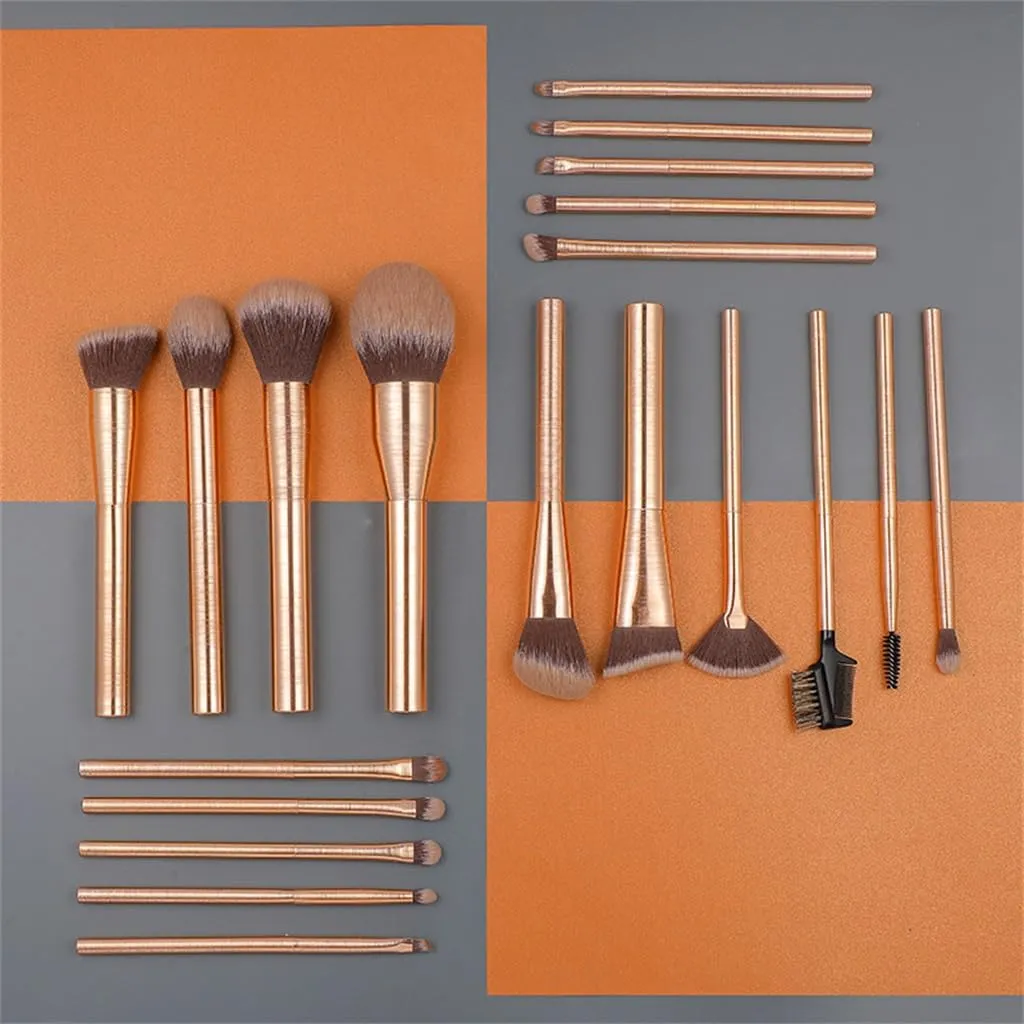 Spot Rose Gold Brushed 20 Makeup Brush Set Eyeshadow Blush Highlighter Brush Beginner Beauty Tools