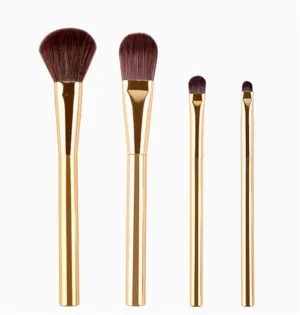 Spot Rose Gold Brushed 4 Makeup Brush Set Eyeshadow Blush Highlighter Brush Beginner Beauty Tools