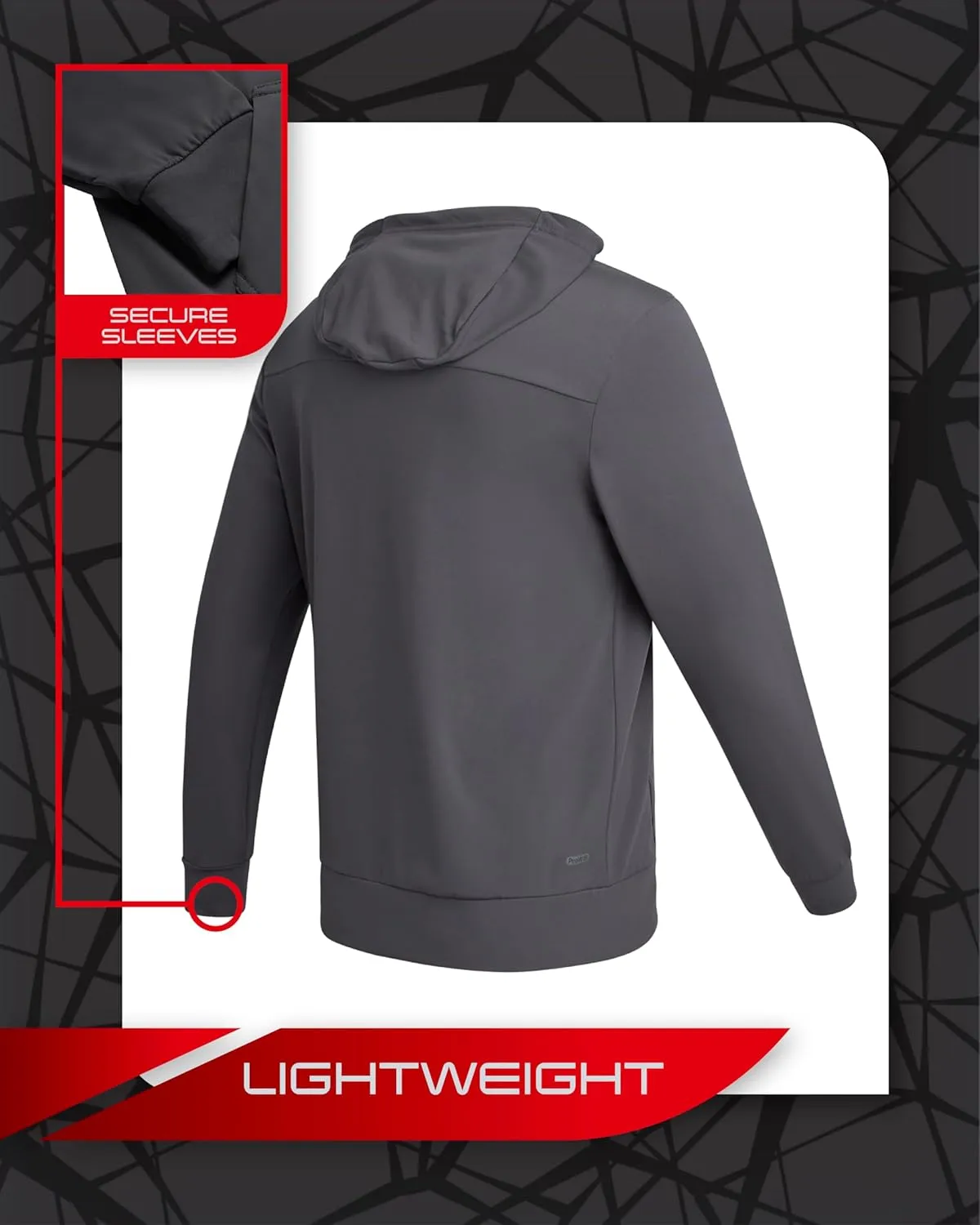 Spyder Men's Active Hoodie - Peached Super Plush Full Zip Up Hoodie Sweatshirt - Warm Outdoor Pullover Hoodies for Men (S-XL)