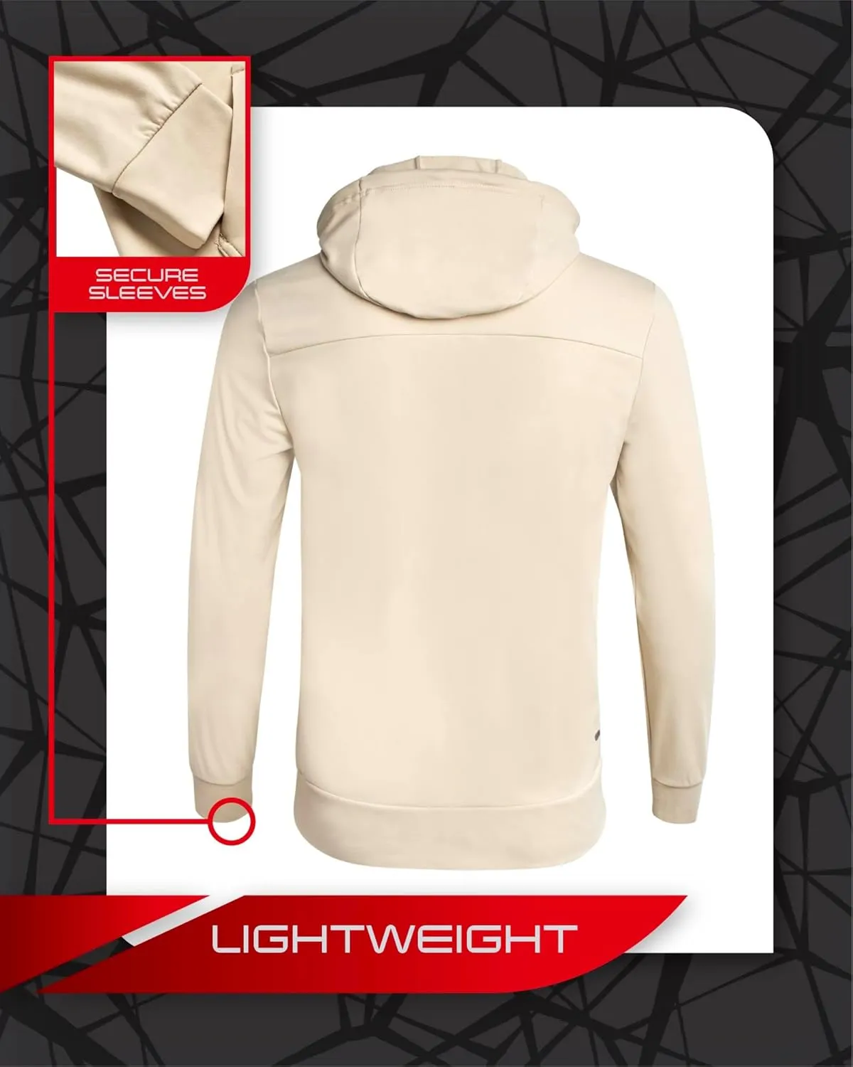 Spyder Men's Active Hoodie - Peached Super Plush Full Zip Up Hoodie Sweatshirt - Warm Outdoor Pullover Hoodies for Men (S-XL)
